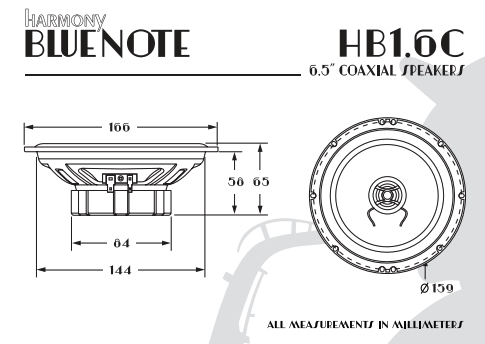 Avtozvočniki ESB Harmony HB1.6C